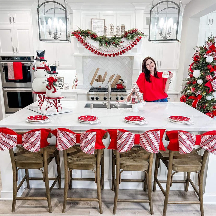 Rustic Red Tabletop Stands