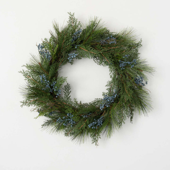 Juniper Berry Wreath, 22"