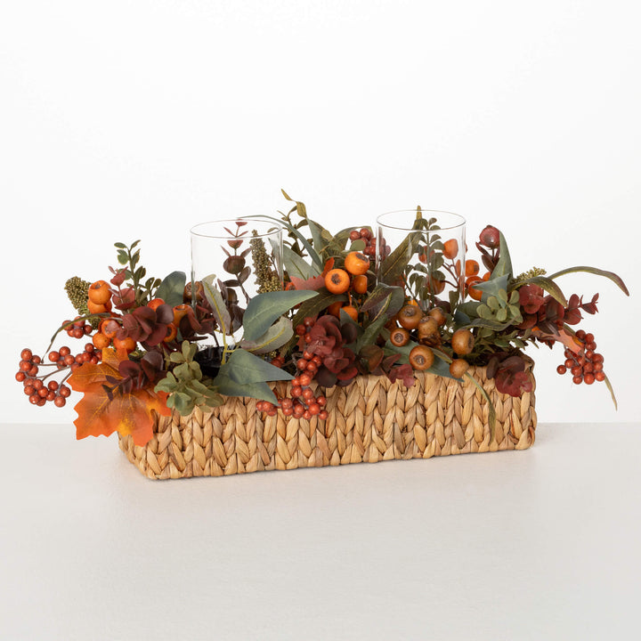 Fall Centerpiece Candle Holder