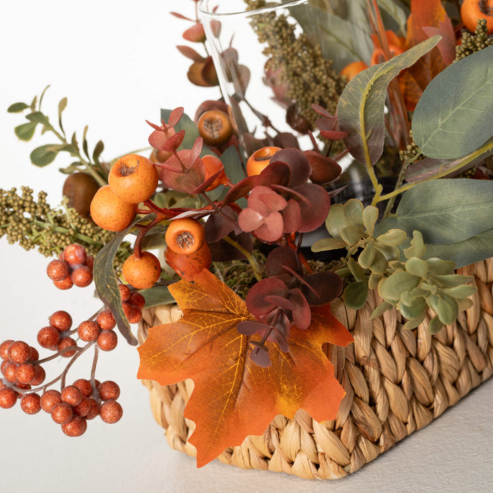Fall Centerpiece Candle Holder