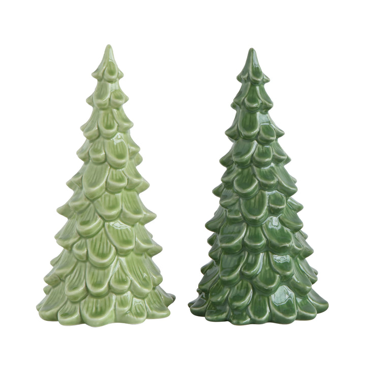 Green Stoneware Christmas Tree