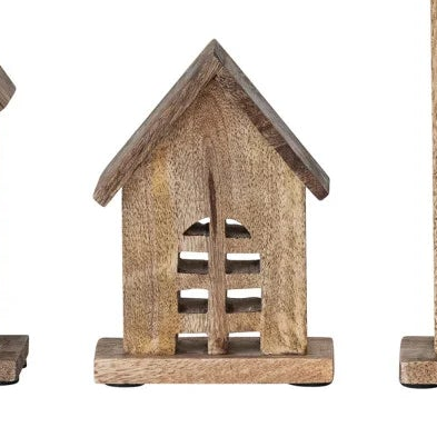 Carved Mango Wood House