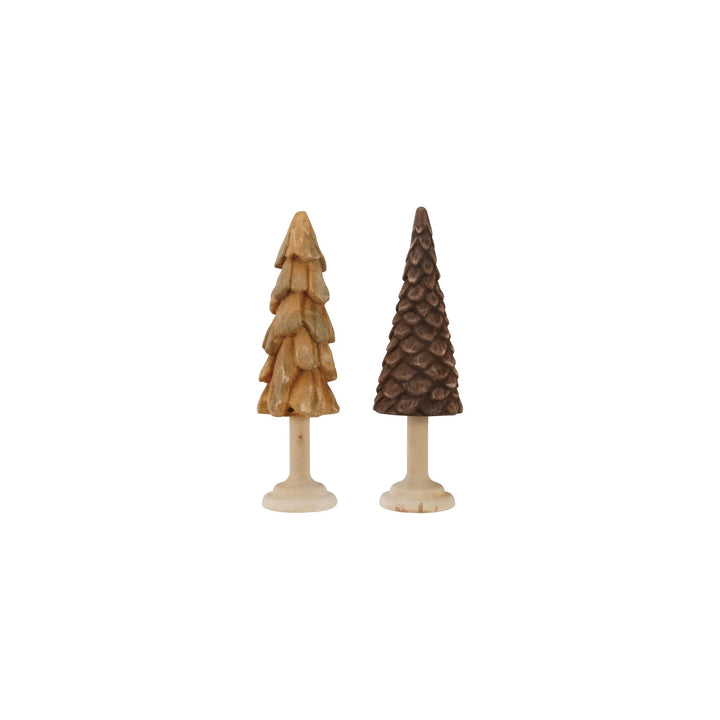 Carved Pine Wood Tree