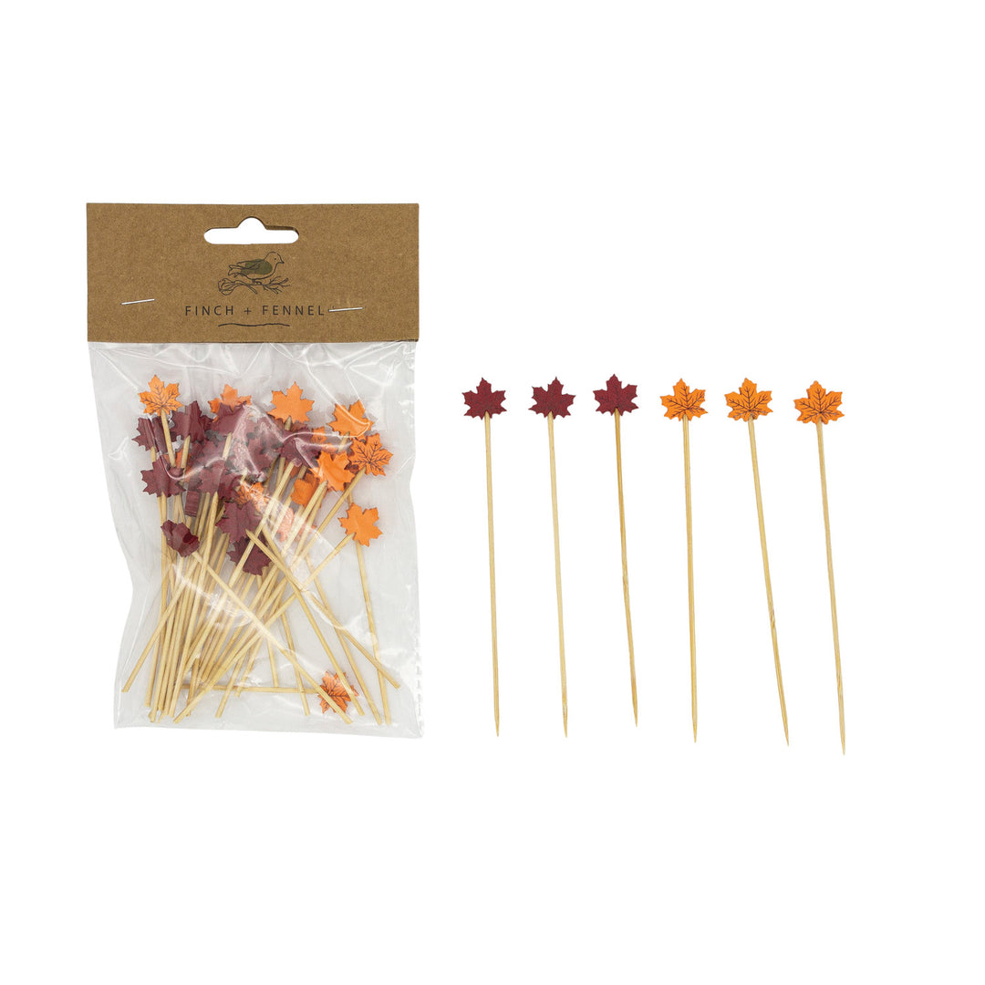 Seasonal Bamboo Party Picks