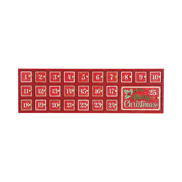 Merry Christmas Advent Calendar with 25 Doors