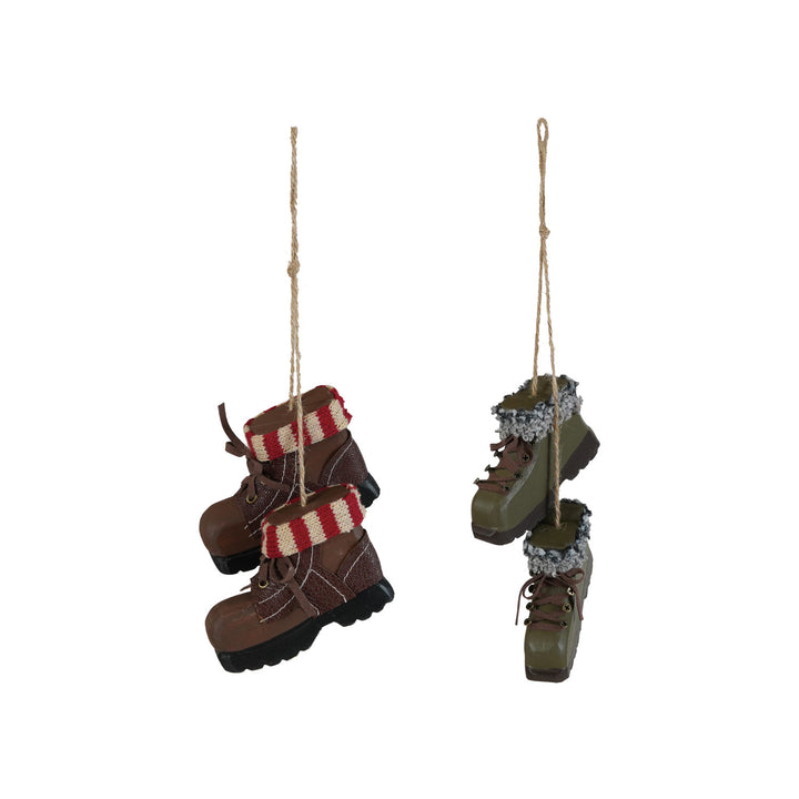 Hiking Boots Christmas Ornament